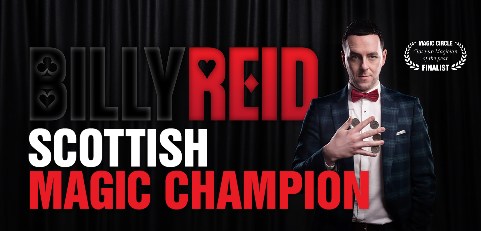 Billy Reid Scottish Magic Champion